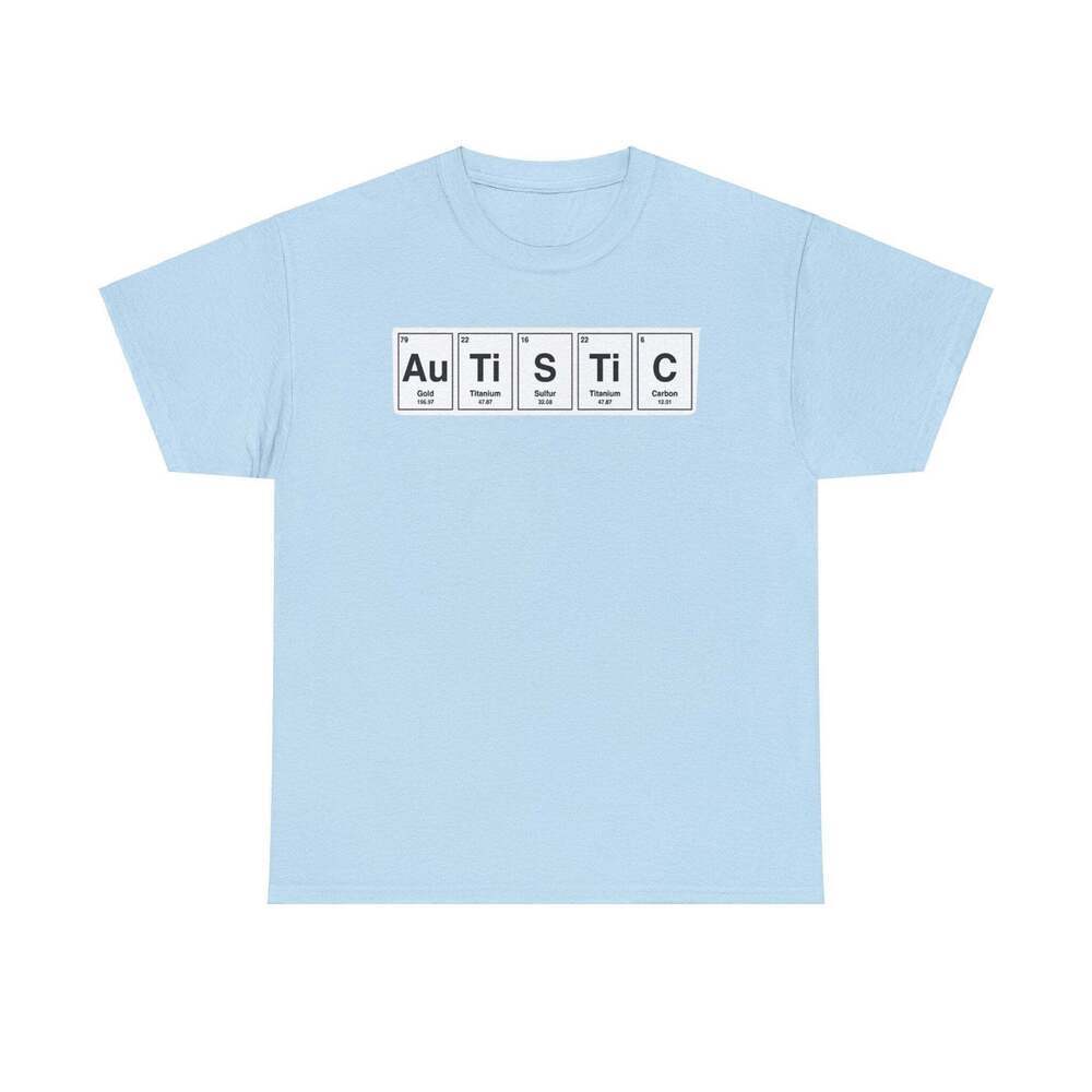 Autistic Periodic Table Internet Meme Graphic Unisex T-Shirt